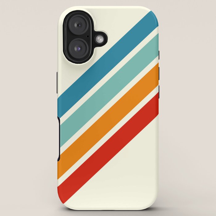 Alator - Classic 70s Retro Summer Stripes iPhone Case Gallery Image 5