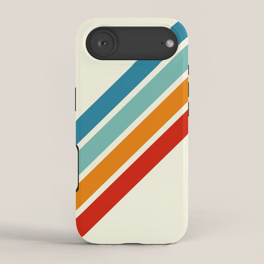 Alator - Classic 70s Retro Summer Stripes iPhone Case Gallery Image 2