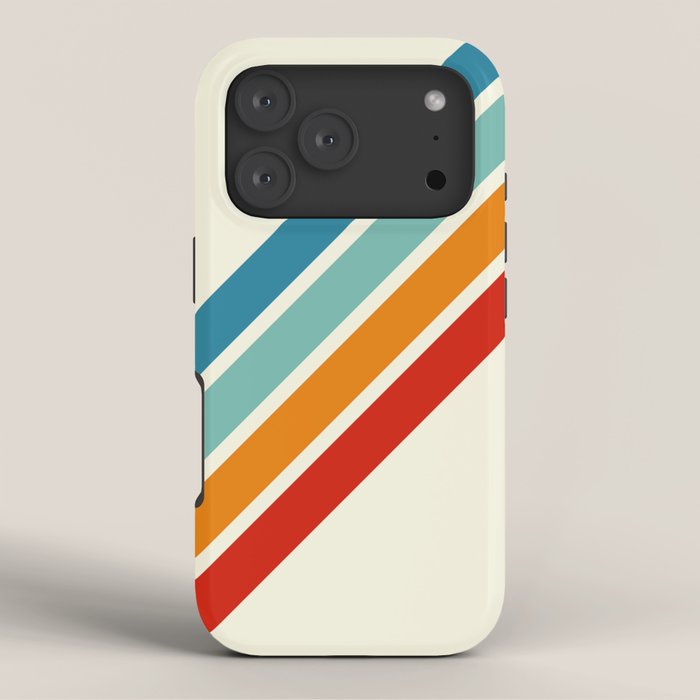 Alator - Classic 70s Retro Summer Stripes iPhone Case Gallery Image 3
