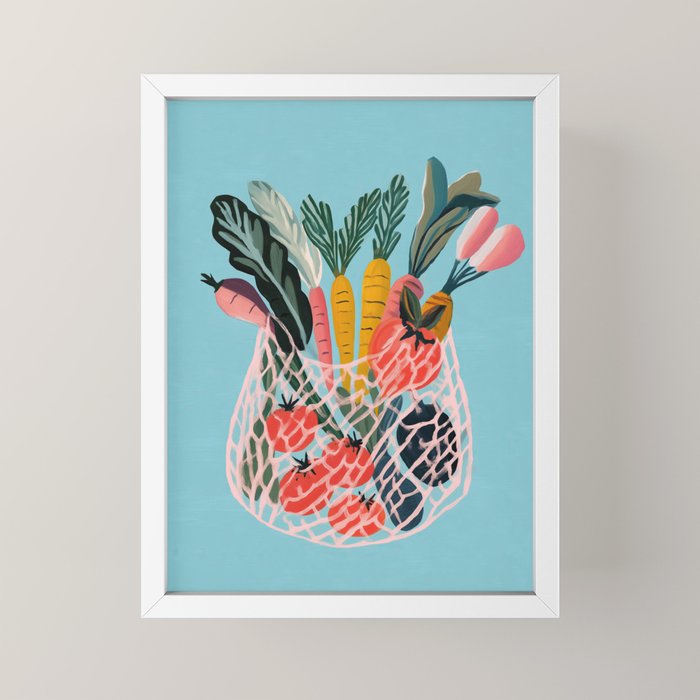 Market Morning Mini Art Print Gallery Image 4