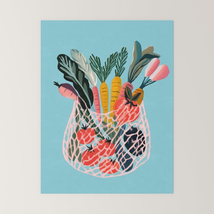 Market Morning Mini Art Print Gallery Image 6