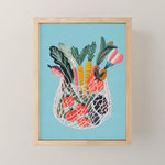 Market Morning Mini Art Print Gallery Image 1