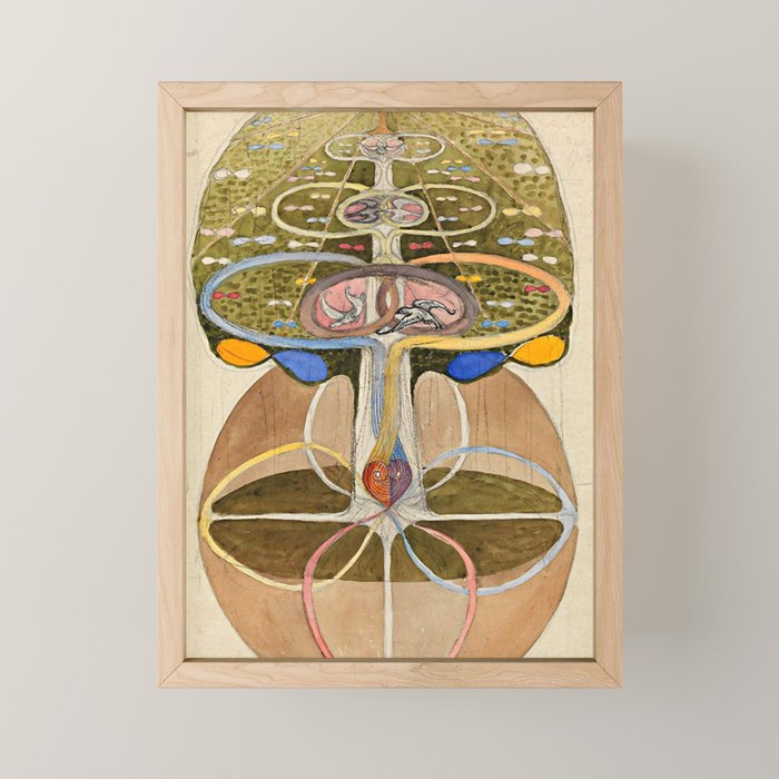 Hilma af Klint "Tree of Knowledge No. 1" Mini Art Print Gallery Image 1