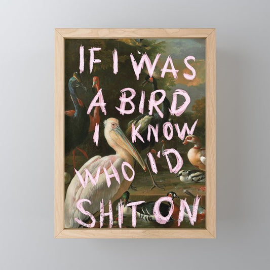 If I Was A Bird Mini Art Print Gallery Image 1