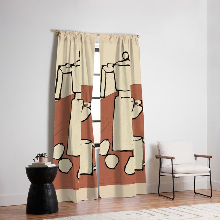 Coffee Time Window Curtain Gallery Image 6