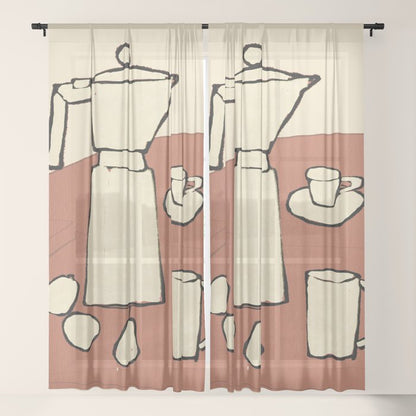 Coffee Time Window Curtain Gallery Image 21
