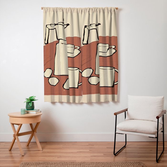 Coffee Time Window Curtain Gallery Image 7