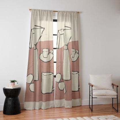 Coffee Time Window Curtain Gallery Image 14