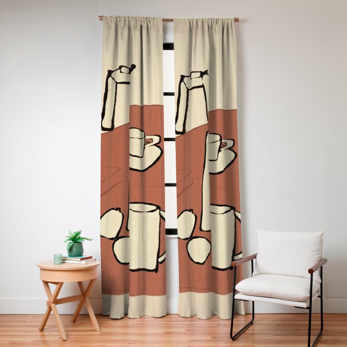 Coffee Time Window Curtain Gallery Image 4