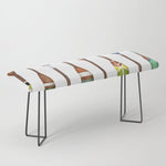 Lake life color paddles oar lake Bench Gallery Image 1