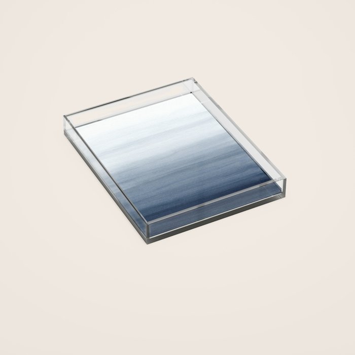 Ocean Watercolor Painting No.2 Acrylic Tray Gallery Image 2