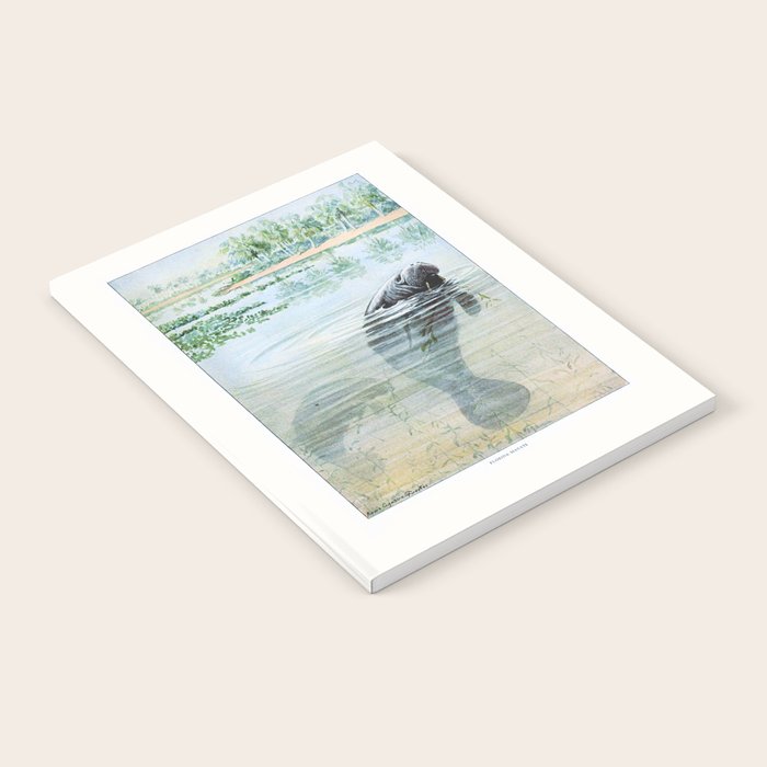 Vintage Florida Manatee Notebook Gallery Image 2