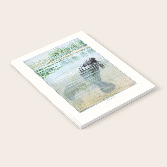 Vintage Florida Manatee Notebook Gallery Image 2