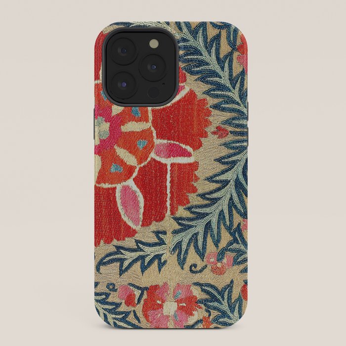 18th Century Suzani Fragment Print iPhone Case Gallery Image 36