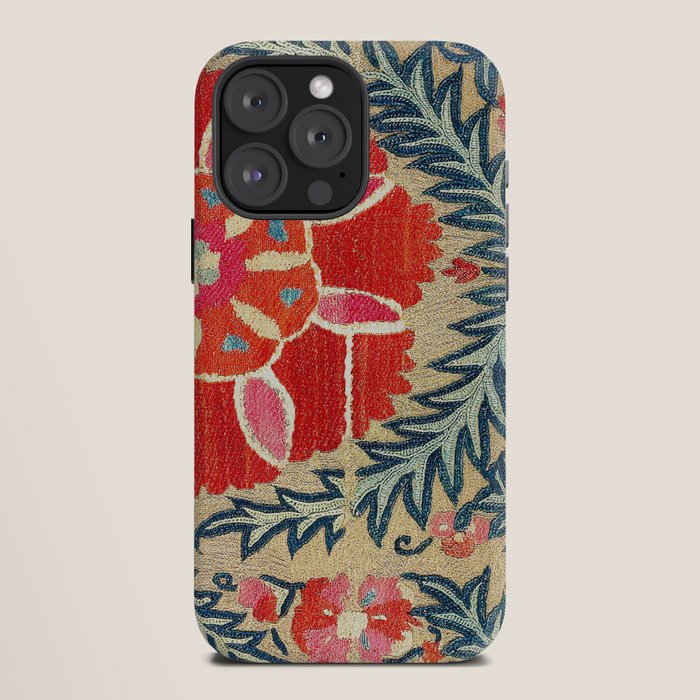18th Century Suzani Fragment Print iPhone Case Gallery Image 12