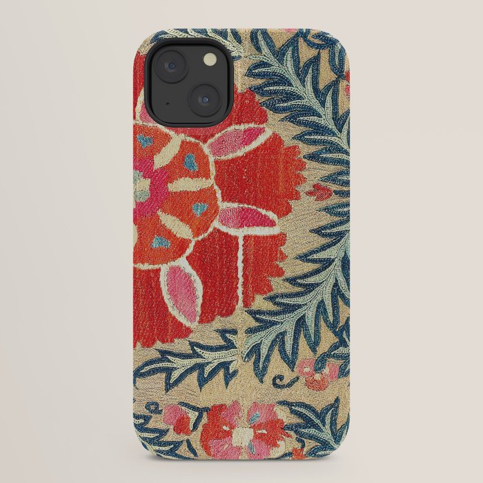 18th Century Suzani Fragment Print iPhone Case Gallery Image 22