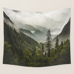 Mountain Valley of Forever Wall Tapestry Gallery Image 1