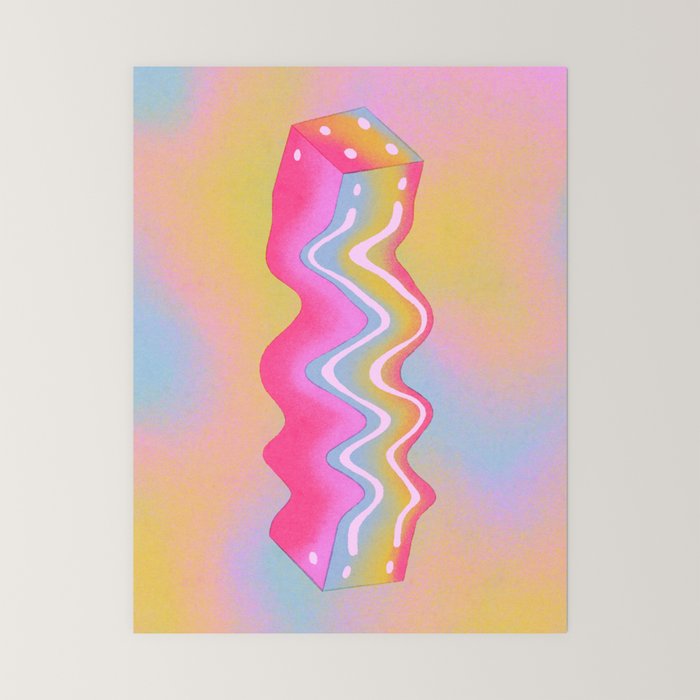 Cube in Full Color Mini Art Print Gallery Image 6