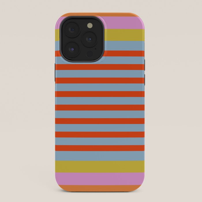 Bold Color Stripes Play Summer Bright Pattern 1 iPhone Case Gallery Image 36