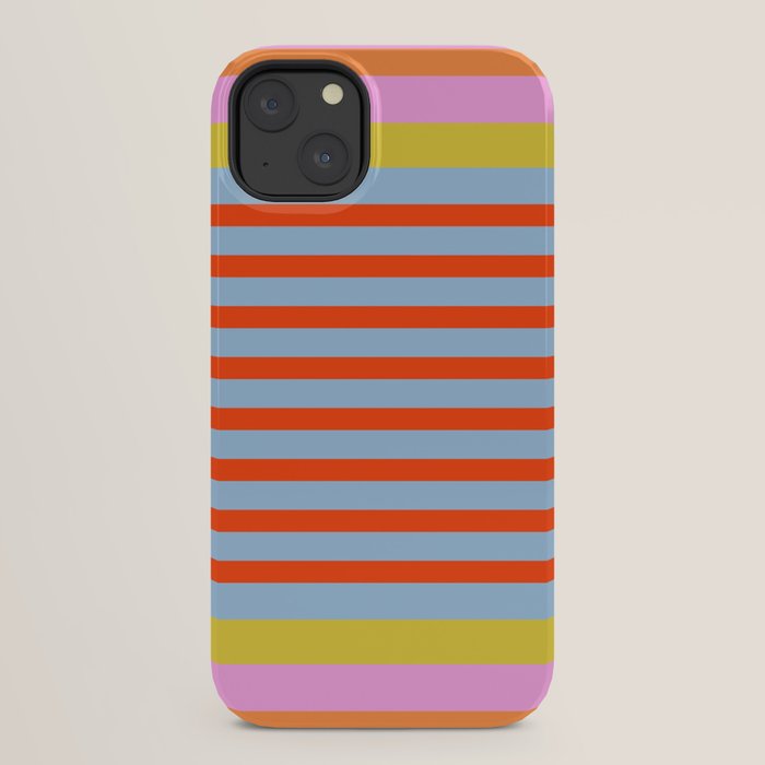 Bold Color Stripes Play Summer Bright Pattern 1 iPhone Case Gallery Image 22