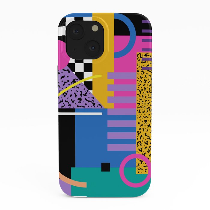 Memphis pattern 101 - 80s / 90s Retro iPhone Case Gallery Image 38