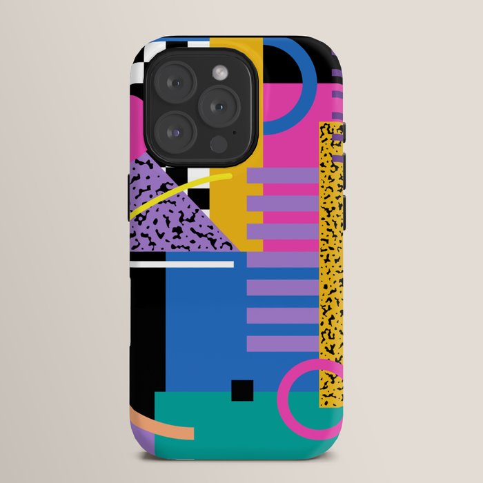 Memphis pattern 101 - 80s / 90s Retro iPhone Case Gallery Image 15