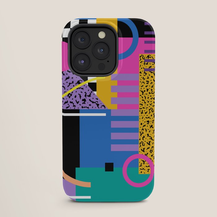 Memphis pattern 101 - 80s / 90s Retro iPhone Case Gallery Image 27