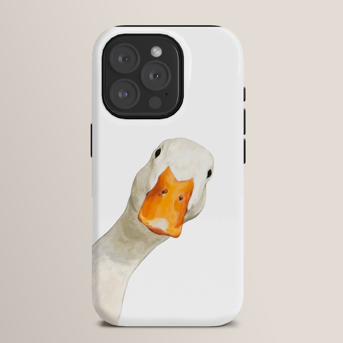 Sneaky White Duck iPhone Case Gallery Image 15