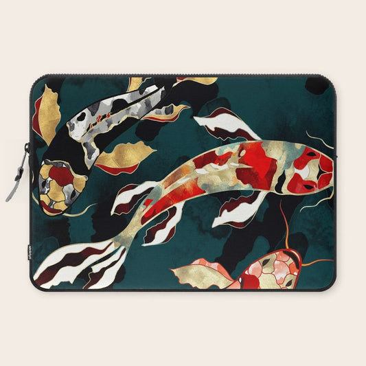 Metallic Koi Laptop Sleeve Gallery Image 2