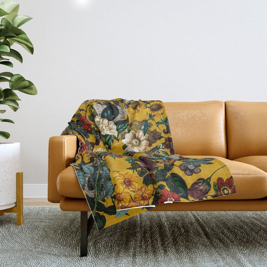 Exotic Garden V Throw Blanket Gallery Image 1