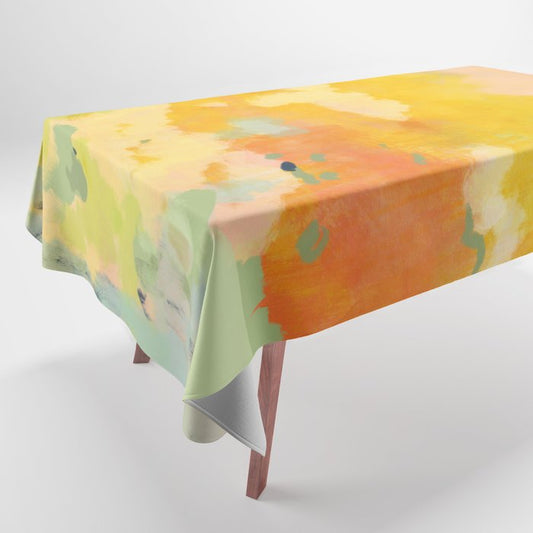 abstract spring sun Tablecloth Gallery Image 1