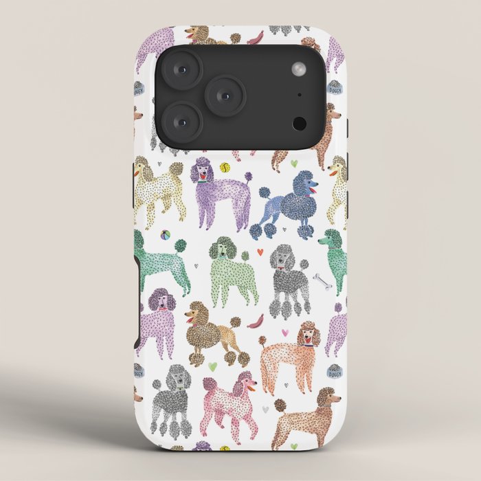 Poodles by Veronique de Jong iPhone Case Gallery Image 3
