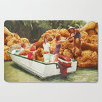 Fried chicken drive-thru - Takeaway Junk Food Cutting Board Gallery Image 1