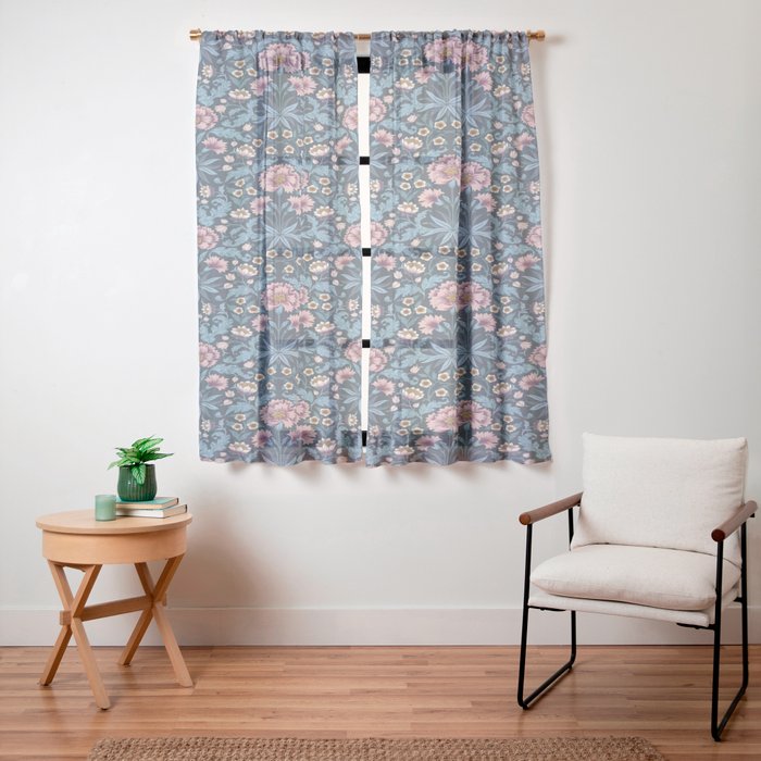 Romantic Botanica - Carnation Window Curtain Gallery Image 19