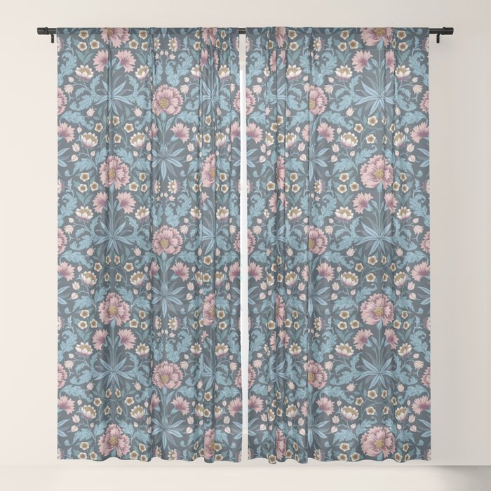 Romantic Botanica - Carnation Window Curtain Gallery Image 17
