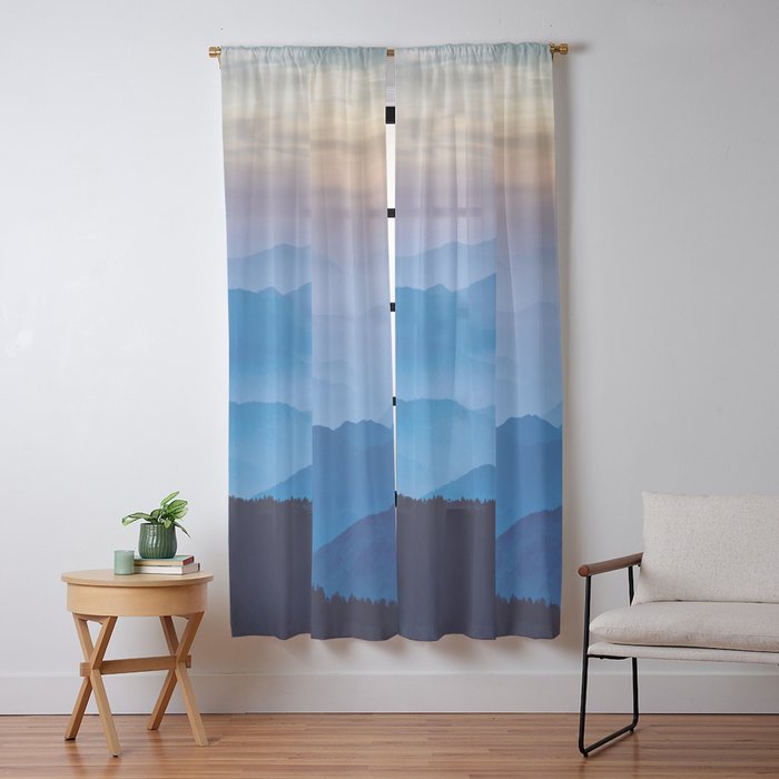 Mountains 11 Window Curtain Gallery Image 13