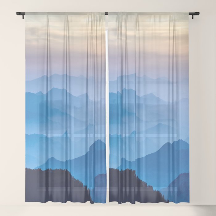 Mountains 11 Window Curtain Gallery Image 21
