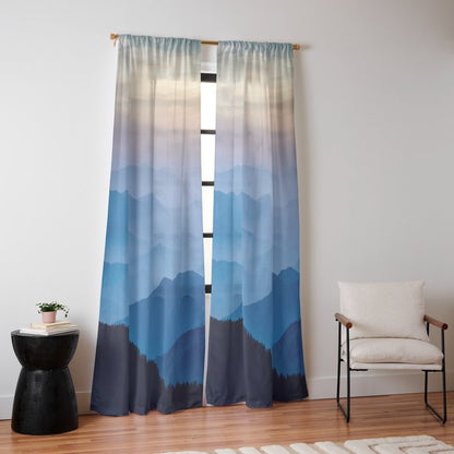 Mountains 11 Window Curtain Gallery Image 14