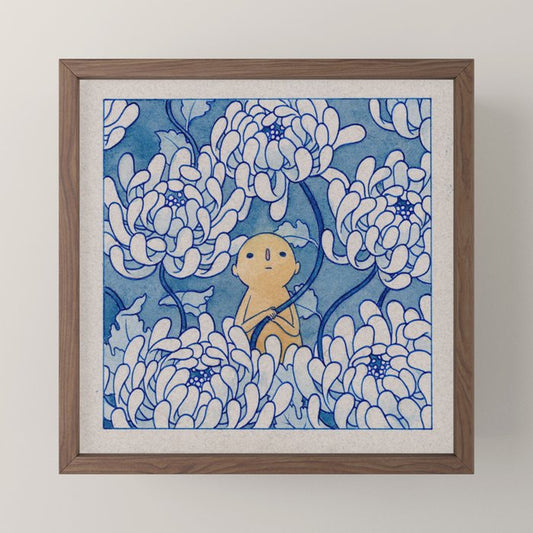 Watercolor Test (Blue) Mini Art Print Gallery Image 2