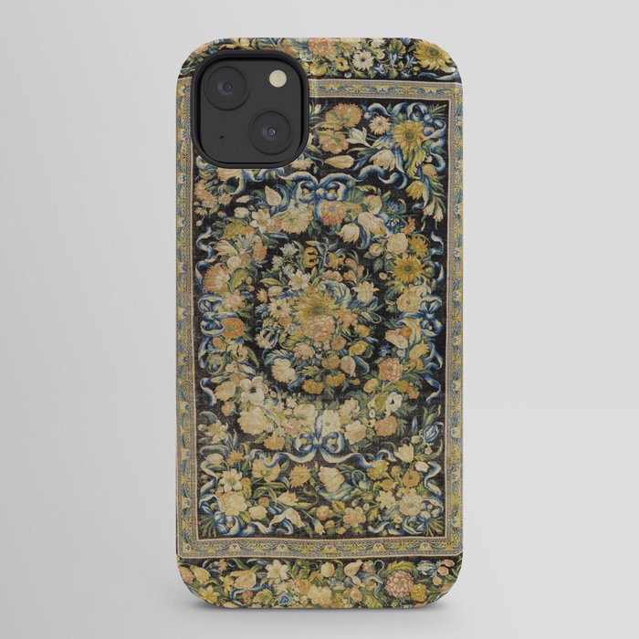 Louis XIV Savonnerie French Floral Carpet Print iPhone Case Gallery Image 22