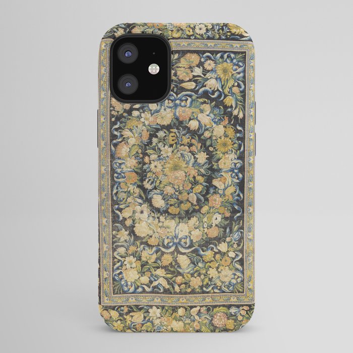 Louis XIV Savonnerie French Floral Carpet Print iPhone Case Gallery Image 42