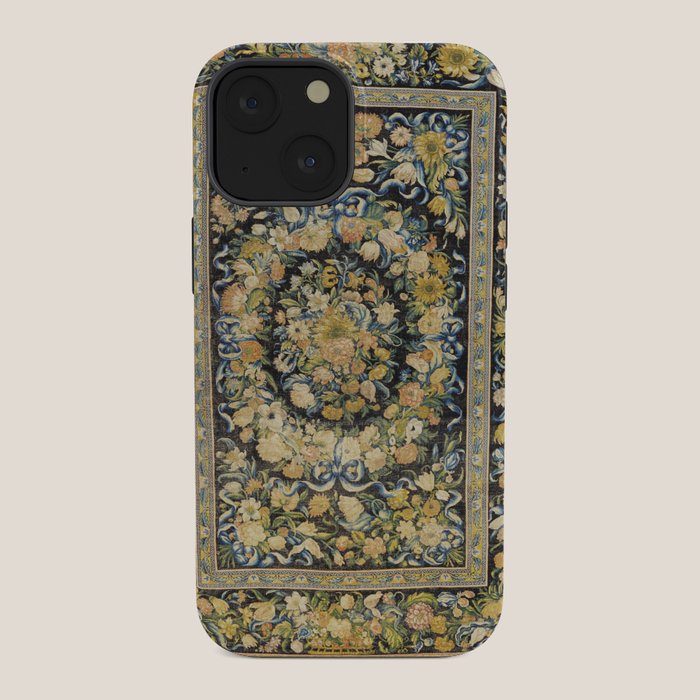 Louis XIV Savonnerie French Floral Carpet Print iPhone Case Gallery Image 34