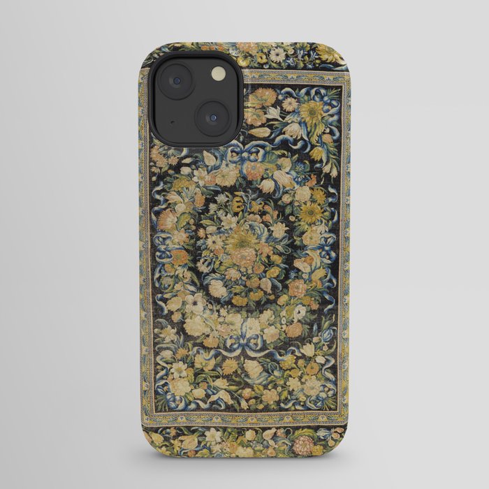 Louis XIV Savonnerie French Floral Carpet Print iPhone Case Gallery Image 29