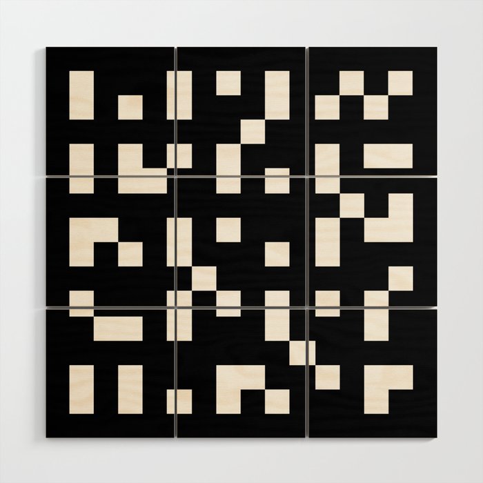 Abstract Video Game Wood Wall Art Gallery Image 2