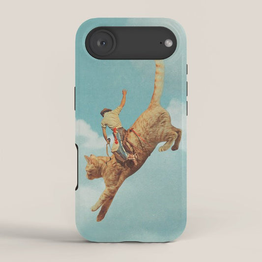 Meehaw - Rodeo Cat Bronc iPhone Case Gallery Image 2