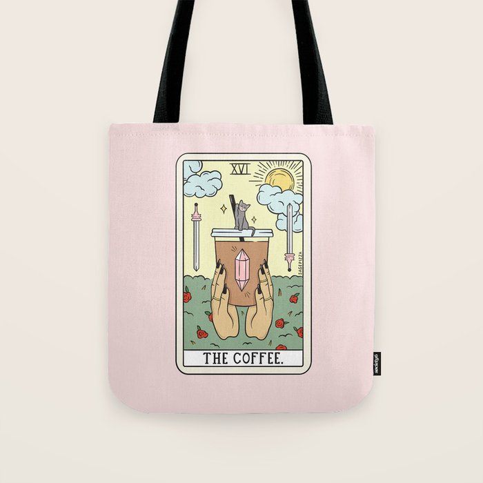 COFFEE READING UPDATED (LIGHT) Tote Bag Gallery Image 1