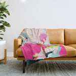 pink sky II Throw Blanket Gallery Image 1