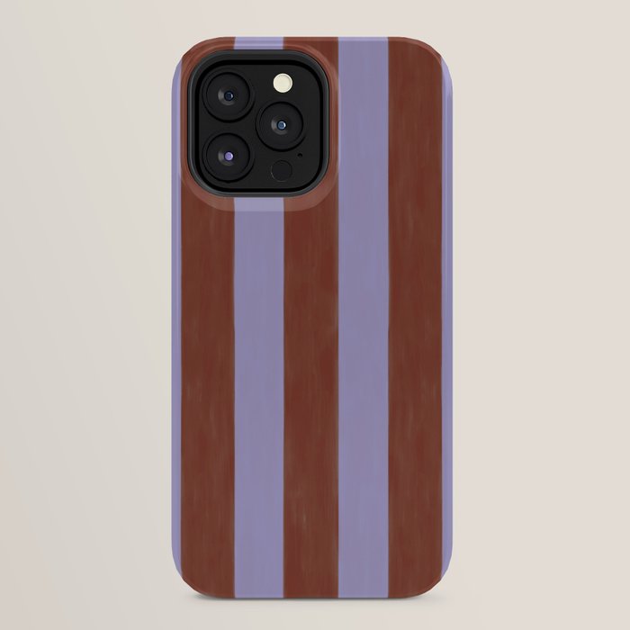 wide stripe in cacao iPhone Case Gallery Image 24