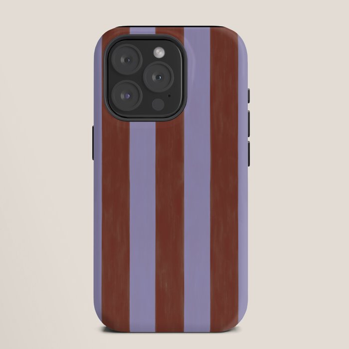 wide stripe in cacao iPhone Case Gallery Image 11