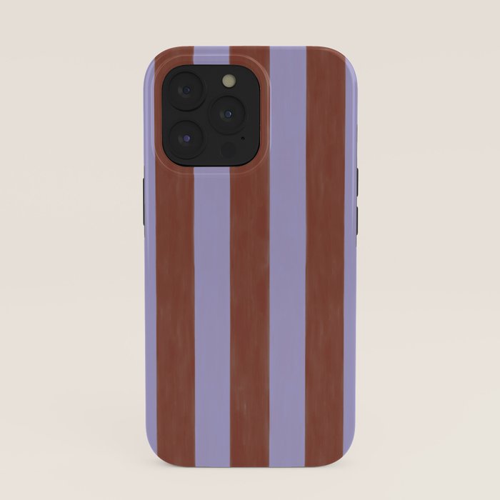 wide stripe in cacao iPhone Case Gallery Image 39